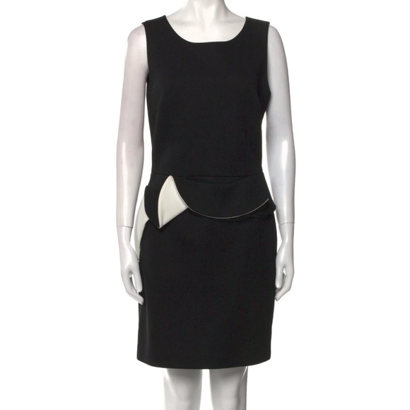 Sandro Scoop Neck Midi Length Dress - size 3 (US 8) - Picture 2 of 8